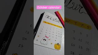 October calendar ചെയ്യാം 🗓️ shortsfeed shorts october calendar diycalendar craft halloween [upl. by Cappello53]