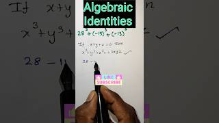 Algebraic Identities navimaths maths shorts algebraicidentities shortsfeed [upl. by Shelman]