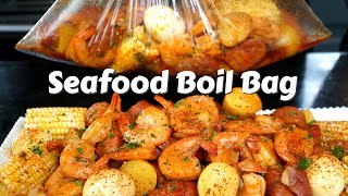 How To Make a Seafood Boil Bag At Home  Easy Shrimp Boil Recipe MrMakeItHappen seafoodboil [upl. by Given]