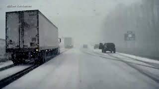 22car pileup in Wisconsin leaves at least 1 dead several injured [upl. by Ul]