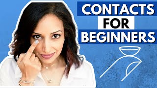 Contact Lens Tips for Beginners  Eye Doctor Explains [upl. by Sekoorb]