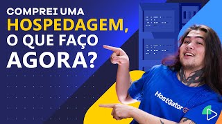 Como configurar hospedagem de sites na HostGator  Primeiros Passos [upl. by Einnim]