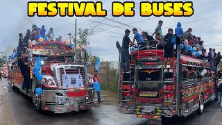 ESPECTACULAR DESFILE de BUSES EN GUATEMALA [upl. by Neilla]