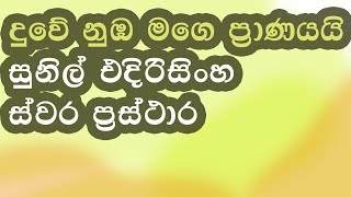 Duwe nuba mage pranayai  karaoke  Sinhala song music notation  ස්වර ප්‍රස්ථාර [upl. by Anialram]