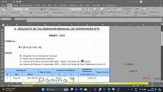 Plantilla Excel para la Valorización de Consultoría de Obra Supervisión de Obra [upl. by Krishnah]