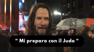 Il mio attore preferito ovviamente si prepara allenandosi con il JUDO🥋 keanureeves johnwick [upl. by Enilesor]