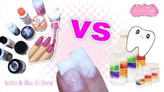 Acrílico DENTAL vs Acrílico para UÑAS [upl. by Nnyleitak]