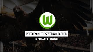 Pressekonferenz vor Wolfsburg  SGE [upl. by Berner]