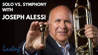 Laskey Alessi Mouthpieces Solo vs Symphony with Joseph Alessi [upl. by Bluefarb]