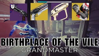 GRANDMASTER BIRTHPLACE OF THE VILE LFG Run  Destiny 2 Season of the Wish [upl. by Amity320]