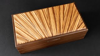 Making a Classic Jewelry Box with a Sunburst Lid [upl. by Ful]