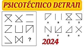 exame psicotécnico detran 2024 psicotécnico detran 2024 teste psicotécnico detran 2024 psicoteste [upl. by Boutis]