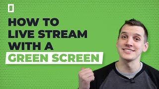 How to Live Stream with a Green Screen OBS Tutorial [upl. by Annabel]