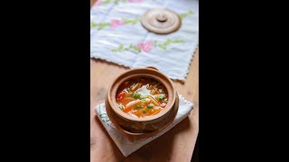 Shorts  Soupe aux pousses de soja et de tomate [upl. by Hawker]