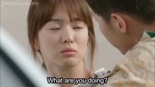 ENG Descendant Of The Sun  Kiss Scene Ep9 [upl. by Bergren]