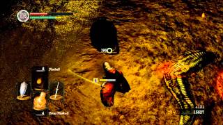 Dark Souls  Large Titanite Shard  Green Titanite Shard farming in Blighttown [upl. by Anhej]