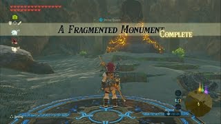 Zelda Breath of the Wild  SHRINE QUEST  A Fragmented Monument [upl. by Middle]