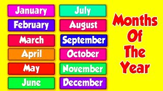 Months of the Year Song  Song for Kids  The Singing Walrus [upl. by Cilka565]