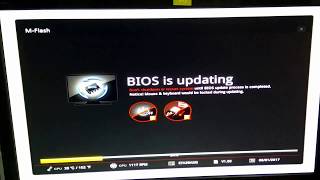 Bios uptade Msi A320M Gaming pro [upl. by Critchfield]