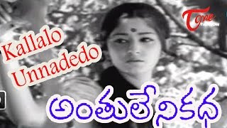 Anthuleni Katha Movie Songs  Kallalo Unnadedo Video Song  Rajinikanth  Jayapradha [upl. by Subak]