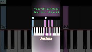 Quiero conocer a Jesus piano yeshua tutorial acordes pianofacil pianotutorial pianocristiano [upl. by Lipinski694]