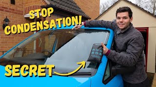 CONDENSATION IN YOUR VAN How To Stop Windows From Condensation [upl. by Assirek]