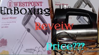 Westpoint Hand Mixer Price In Pakistan  Westpoint Hand Mixer WF 9801  Vlogger Queen Lifestyle [upl. by Negam22]