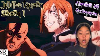 Big Brain Nabora Here  Jujutsu Kaisen Reaction  Season 1 Episode 24 “Accomplices” [upl. by Aletta835]