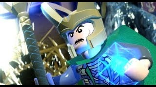 LEGO Marvel Super Heroes 100 Walkthrough Part 7  Bifrosty Reception Loki Boss Fight [upl. by Dam]