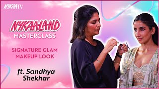 How To Create A Signature Glam Makeup Look Ft Sandhya Shekhar👒🌷 Nykaaland Masterclass💓Nykaa [upl. by Nnav]