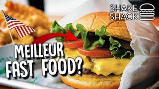 LE MEILLEUR FAST FOOD DE NEW YORK  Dégustation du Shake Shack Burger avec Jiraya [upl. by Ahsiemal]