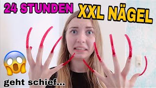 1 Tag die LÄNGSTEN NÄGEL der WELT😨💅🏼 [upl. by Atterual]