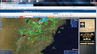 2222012  Tornado Warnings in Tennesse  severe weather outbreak in TN VA AL KY [upl. by Thalassa]