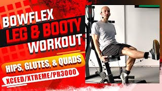 Bowflex Booty Workout  Leg Day 2  30 sets of Hips Glutes amp Quads [upl. by Pouncey]