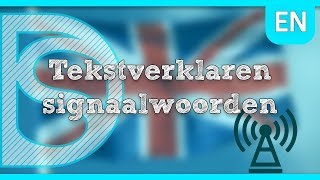 Eindexamen Engels  Tekstverklaren signaalwoorden [upl. by Longan]