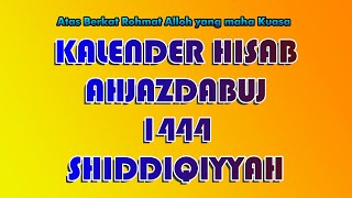 Kalender Hisab Ahjazdabuj 1444 [upl. by Eninej562]