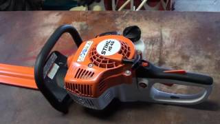 Stihl HS 45 Hedge Trimmer Review [upl. by Maleeny]