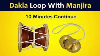 Dakla Loop With Manjira  Garba  Dandiya  10 Minutes Continue [upl. by Huttan871]