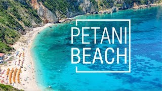 Petani Beach on Kefalonia island or Cephalonia in Greece [upl. by Netsua]