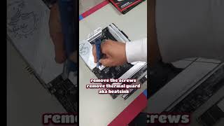 msi mpg b650 edge wifi motherboard preparation how to install cpu ram and m2 ssd [upl. by Seys954]