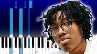 Lil Tecca  Amigo Piano Tutorial [upl. by Edita]