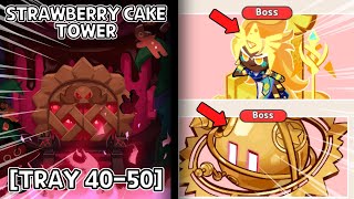 BEST Teams for TRAY 4050 Endless Strawberry Cake Tower Guide [upl. by Lleznod849]