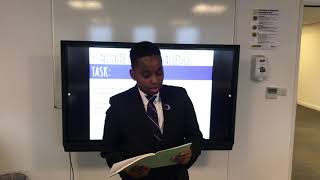 Joseph at Outwood Riverside shares his poem about Courage Well done Joseph [upl. by Felt]