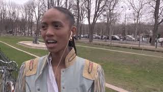 Adesuwa Aighewi Interview at Chanel Show 532019 [upl. by Faires]