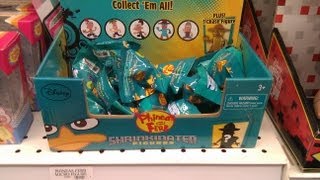 Phineas and Ferb Shrinkinated Figures Blind Bags Opening amp Review by Bins Toy Bin [upl. by Reffotsirhc78]