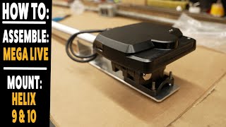 How To Humminbird Mega Live Assembly amp Mounting Helix 9 amp 10 [upl. by Vivyan]