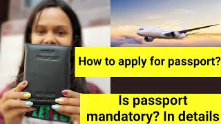 Can we apply for Cabin Crew without passport  How to apply for Passport at home  Cabin crew [upl. by Germano]