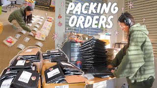 ✨ Packing 500 Orders for my Small Business 📦 [upl. by Gates981]