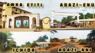 Driving through ICHIDA  ADAZIANI ADAZIENU from AWKAETITI in IDEMILI SOUTH LGA OF ANAMBRA STATE [upl. by Nomde94]