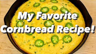 How to Make Jalapeño Cheddar Cornbread  Fast amp Easy Recipe [upl. by Gnoud]